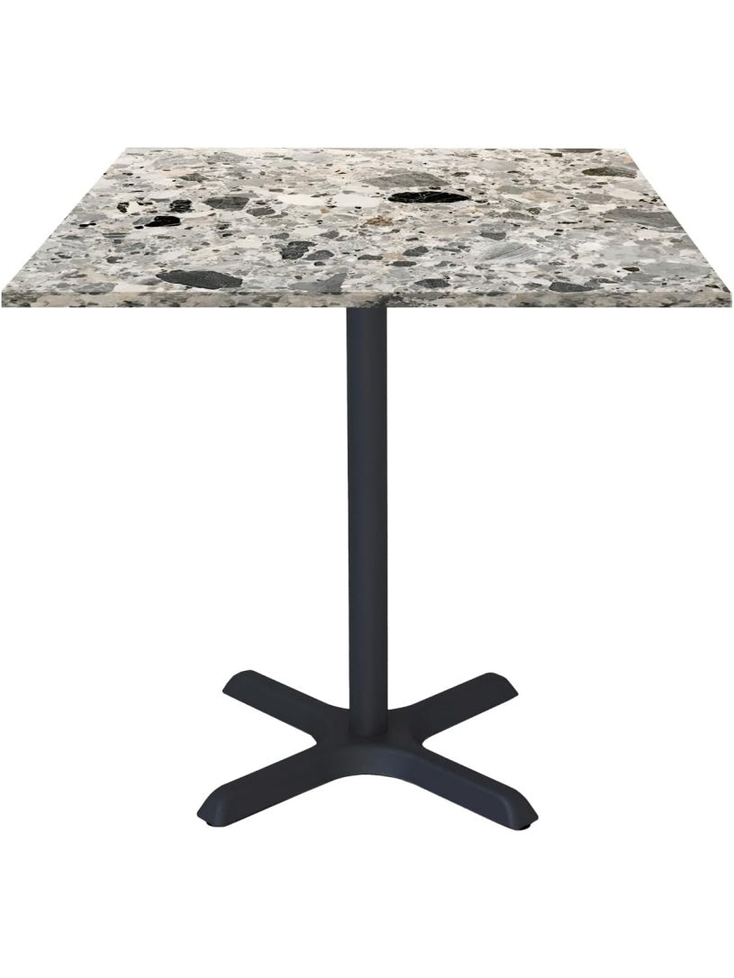 Mesa Cuadrada de 70 x 70 cm con Tablero Diseno Terrazzo Cepp para Cocina o