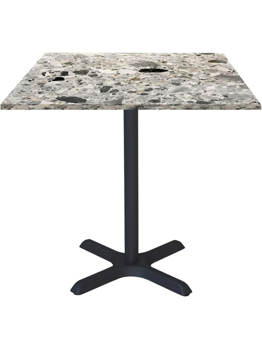 Mesa Cuadrada de 70 x 70 cm con Tablero Diseno Terrazzo Cepp para Cocina o